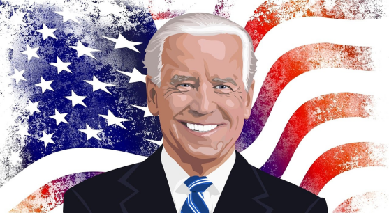 cartoon figure of Joe Biden