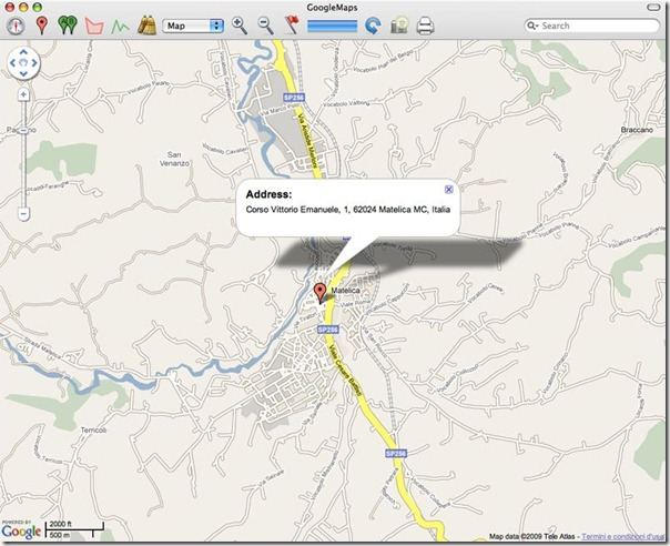 Google Maps on Mac